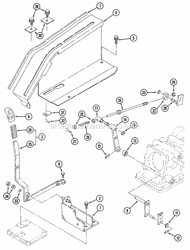 Hydraulic Lift (Part 3) Diagram and Parts List for 544-434D100, 545-434D100, 546-434D100 Cub Cadet Lawn Tractor